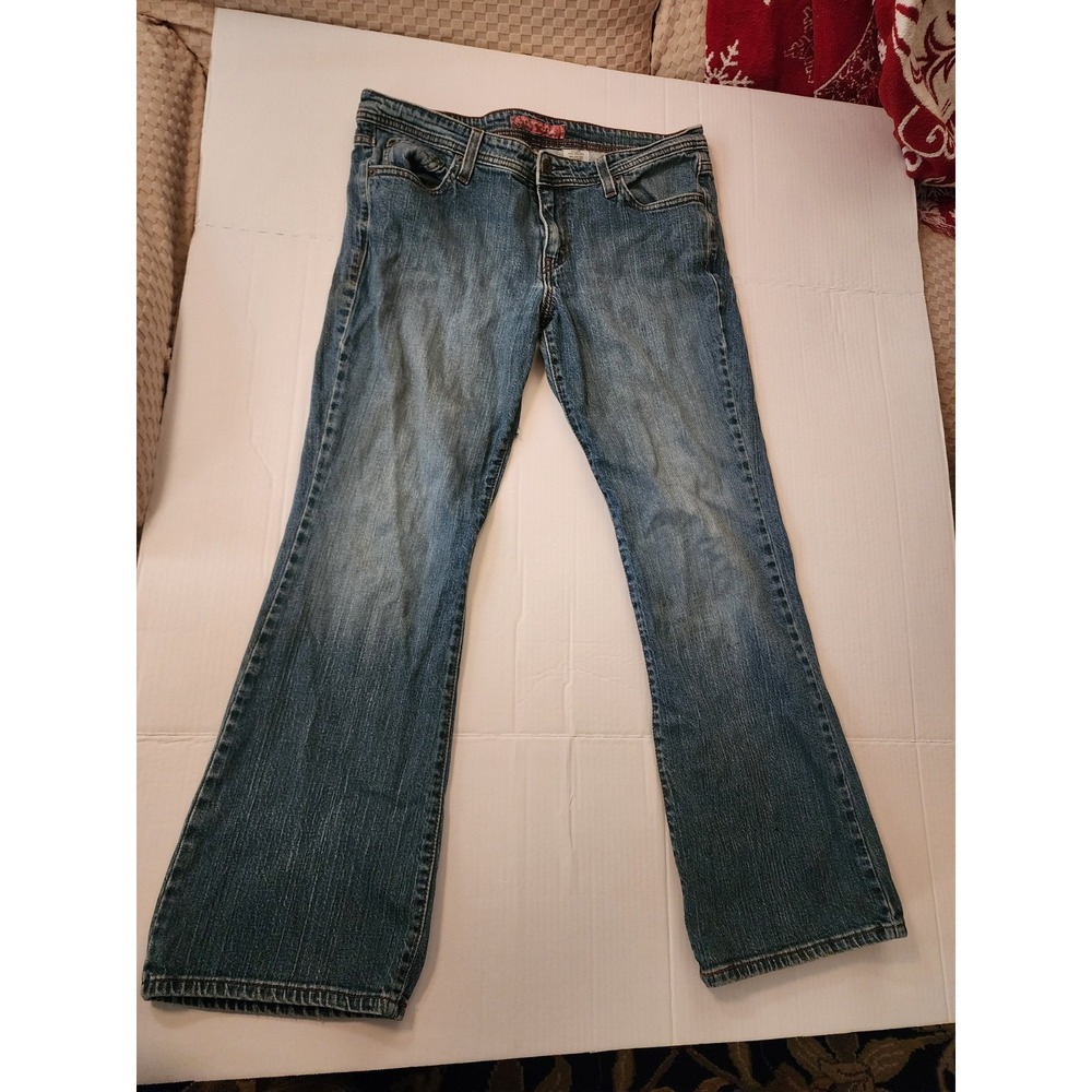 Levi's 518 Superlow Jeans Womens Size 13M Blue Cotton Denim Bootcut Stretch*READ